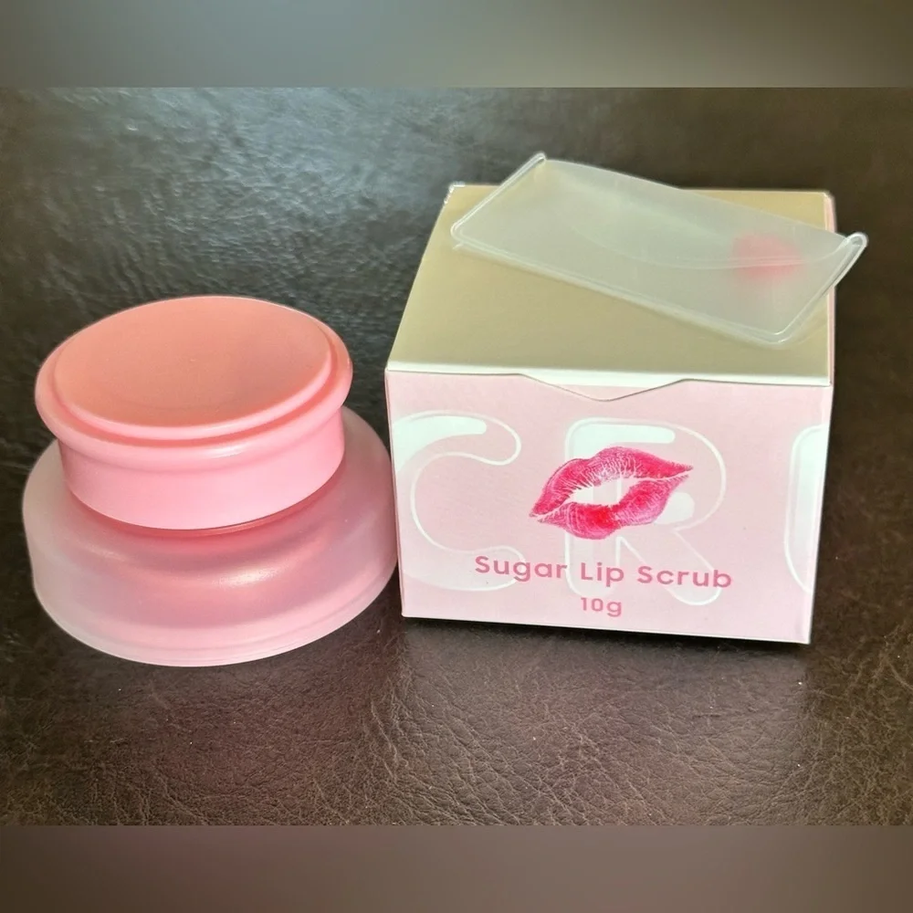 Natural Vegan Moisturizing Sugar Strawberry Lip Scrub 10g New in Box